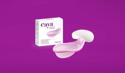 caya diaphragma set farbhintergrund